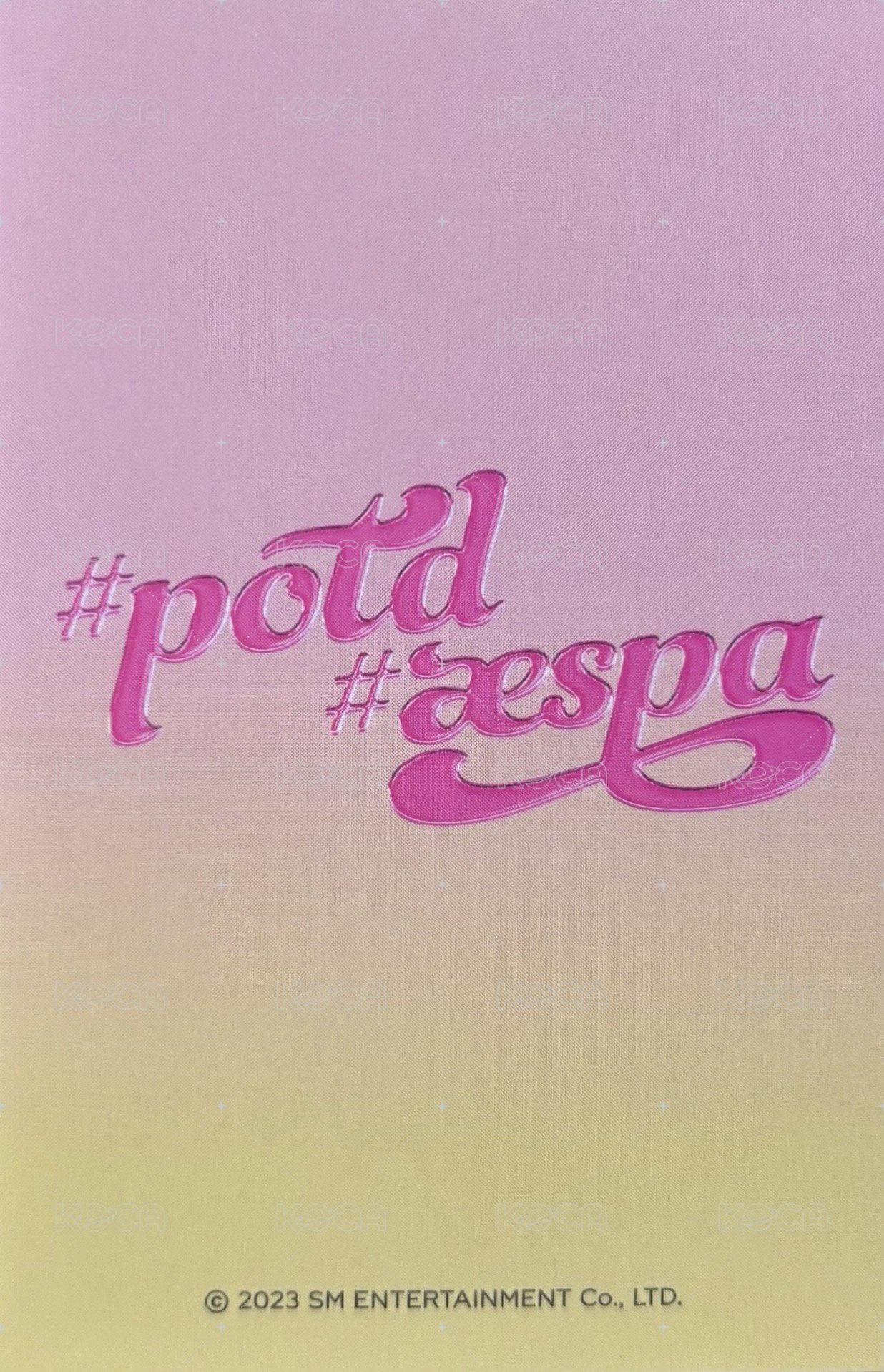 #potd展會 隨機卡 官拍柚 背面