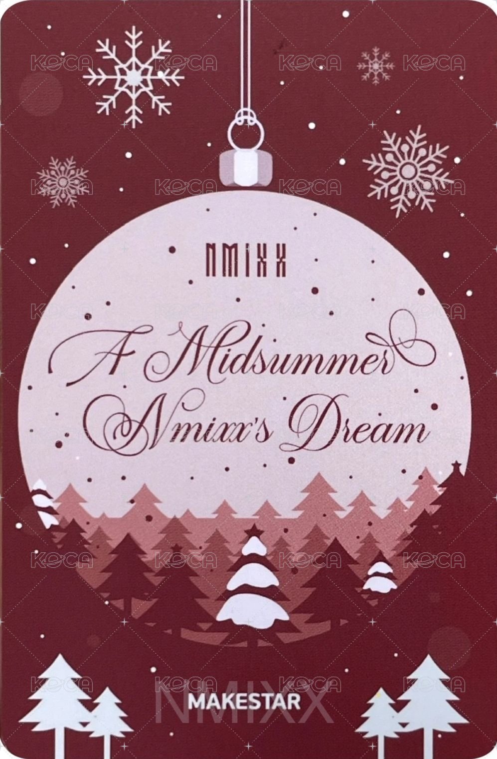 仲夏夜 ms 8.0 簽售卡  背面