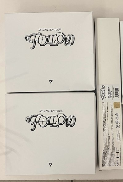 SEVENTEEN FOLLOW 周邊 日巡 卡冊 掛布