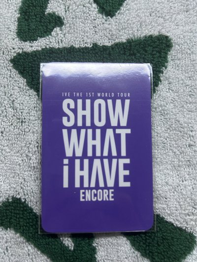 IVE 一巡安可場 卡套小卡-員瑛