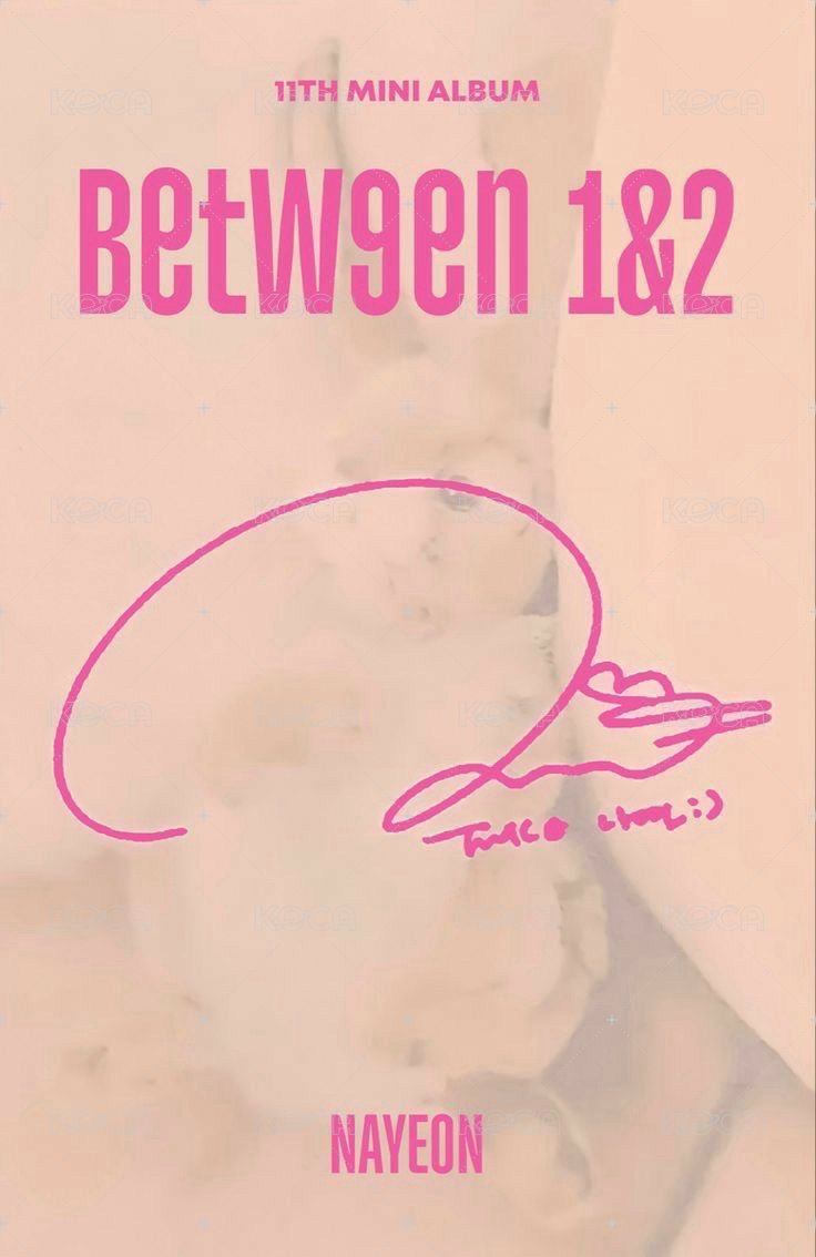 BETWEEN 1&2 專輯卡  背面