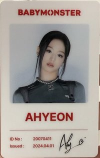 24 FM yg 周邊卡 吊牌卡