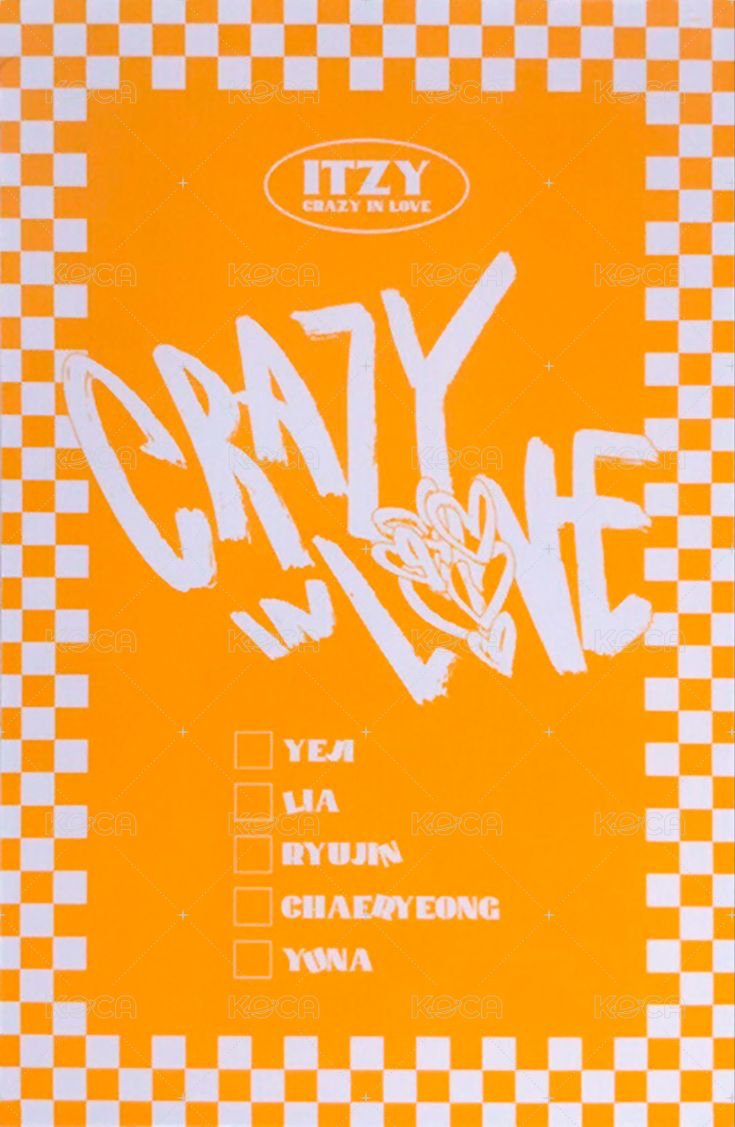 CRAZY IN LOVE 專輯卡  背面