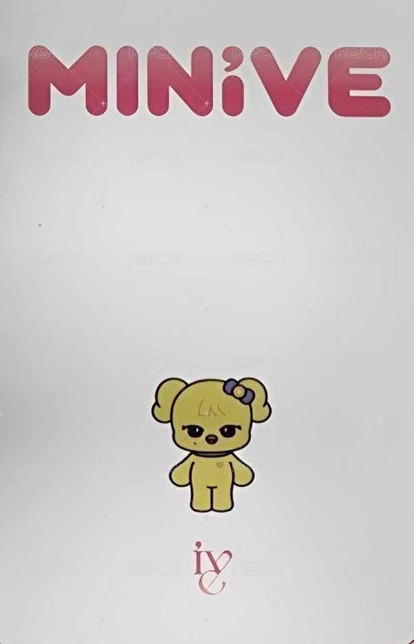 MINIVE PARK 快閃店 滿額卡 第一週 背面