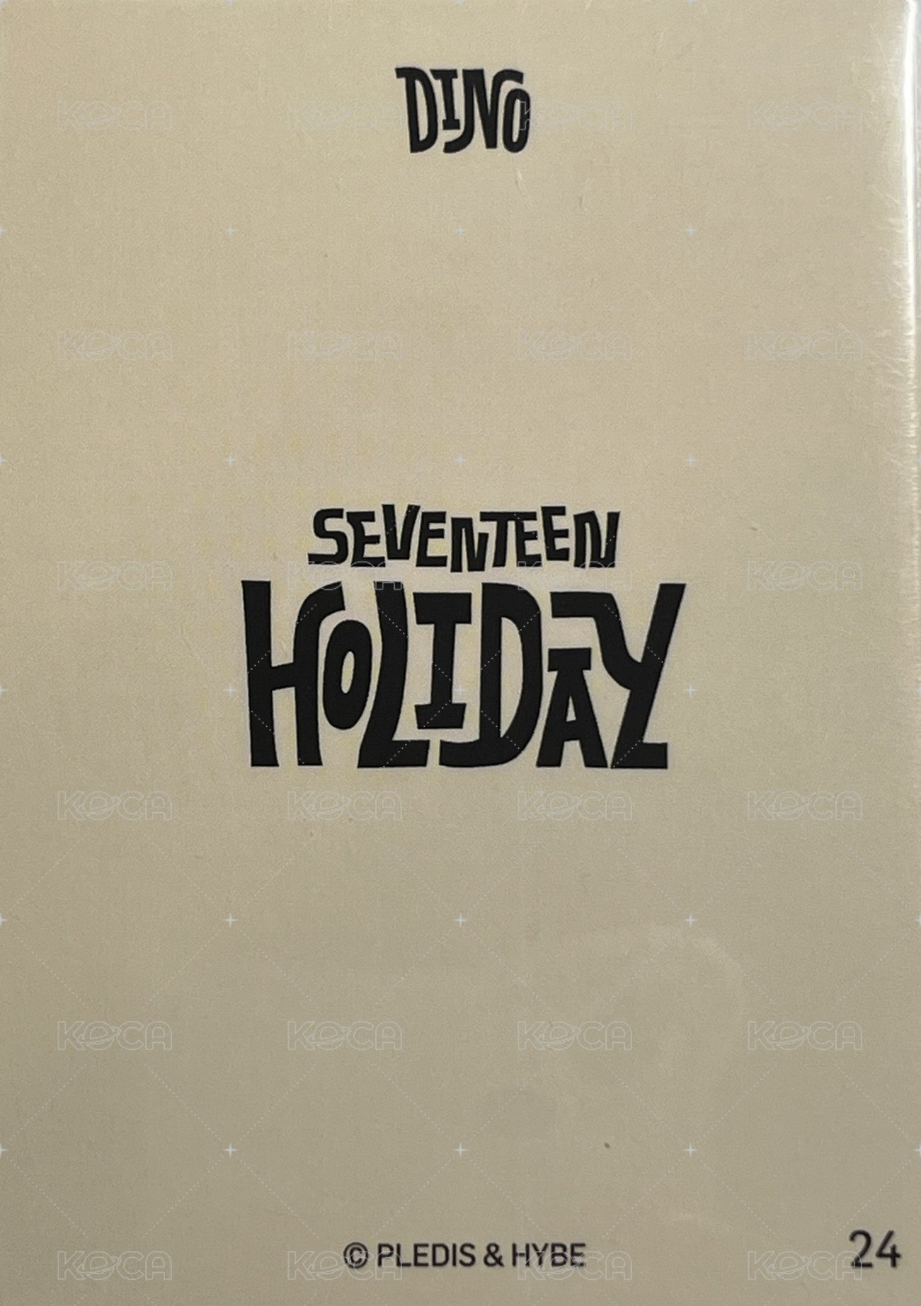 25‘FM｜HOLIDAY 隨機卡 燦25‘Holiday隨機卡 背面