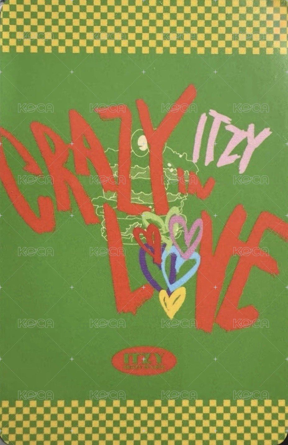 CRAZY IN LOVE wd 6.0 簽售卡 聖誕 背面