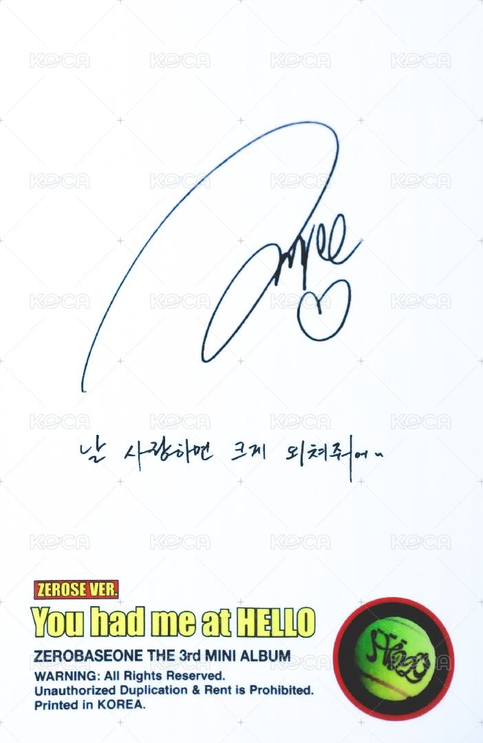 迷三 專輯卡 ZEROSE ver. 背面