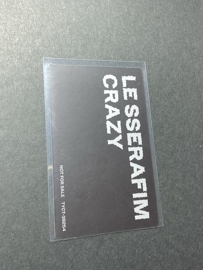 Crazy Jp 初回B盤雙人卡