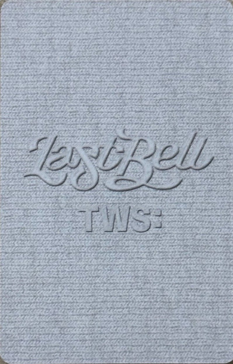 Last Bell 日咖 單封 特典卡  背面