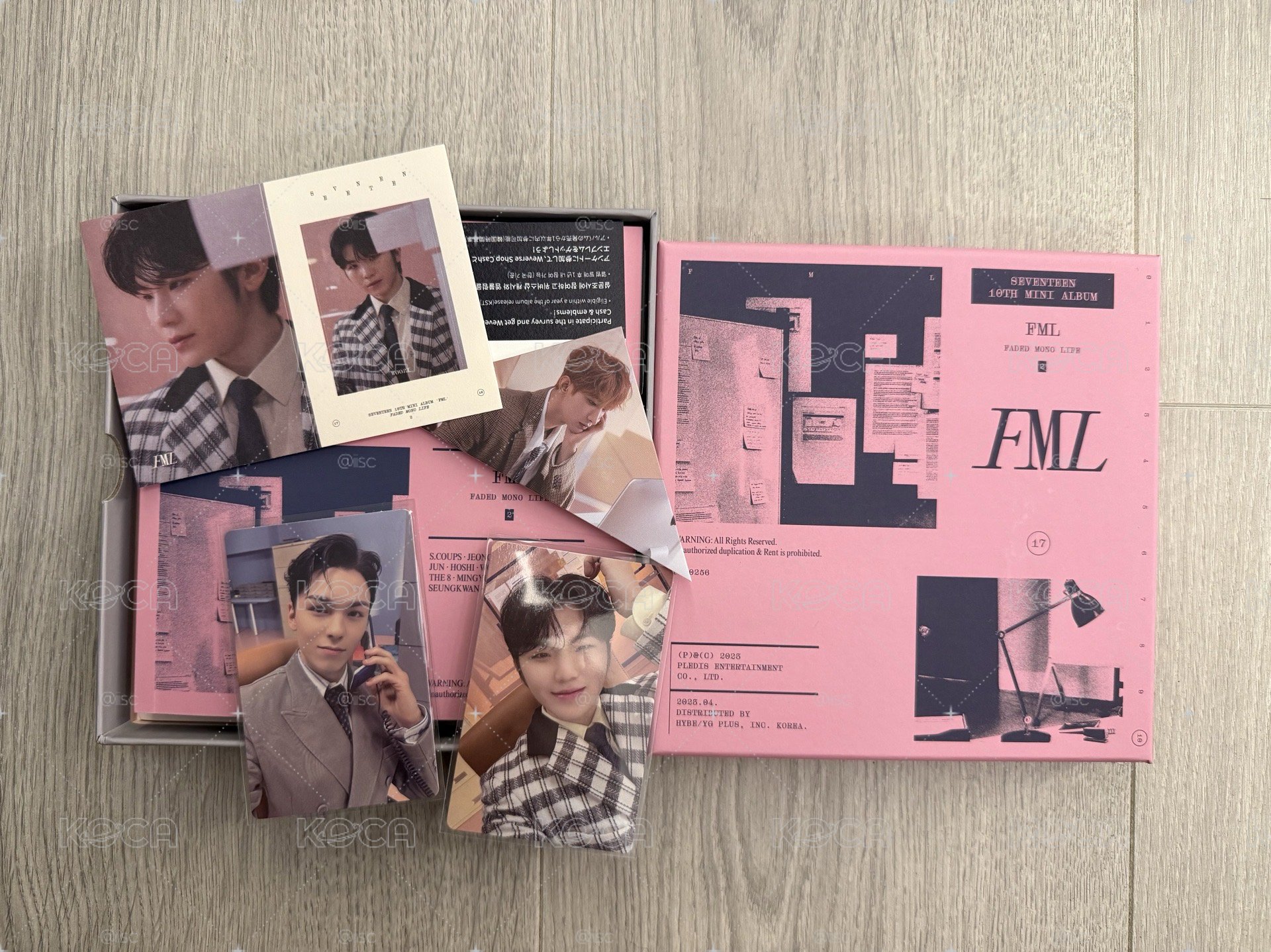 fml 全專 粉版 woozi vernon