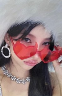 正規二 am 1.0 幸運卡 ver.愛心墨鏡