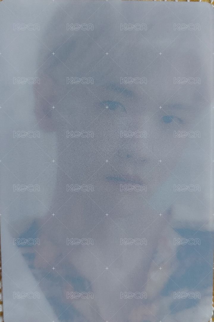 BAEKHYUN mumo 特典卡 日專 mu-mo特典透卡 背面