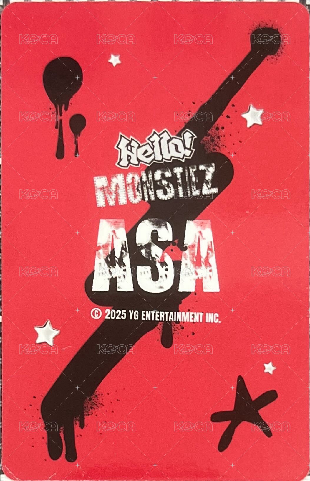 一期會員禮 會員禮卡 會員禮卡 Asa 背面
