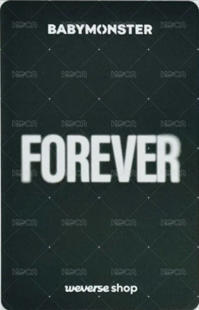 FOREVER wvs 直播卡  背面