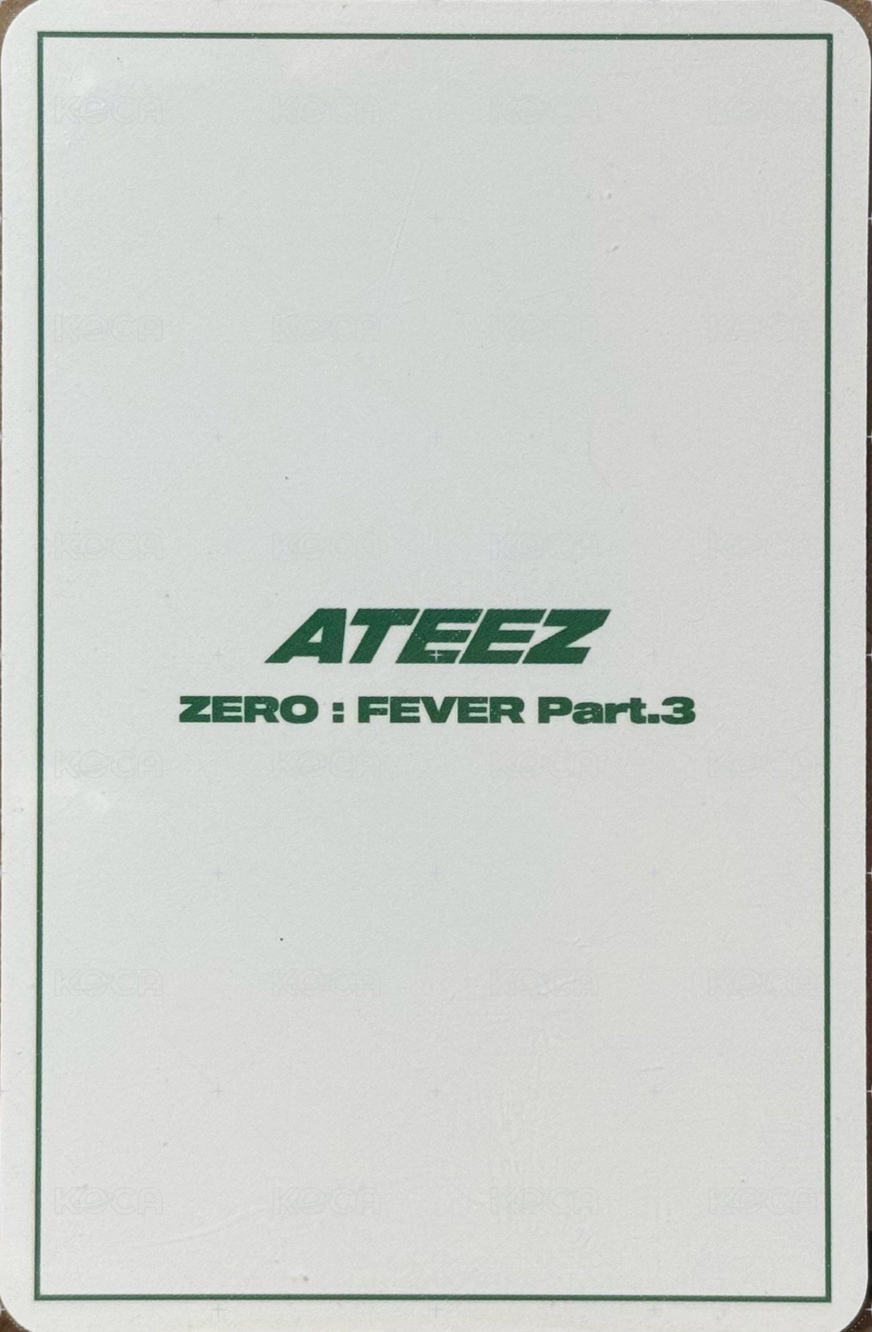 FEVER pt.3 新那拉 特典卡  背面