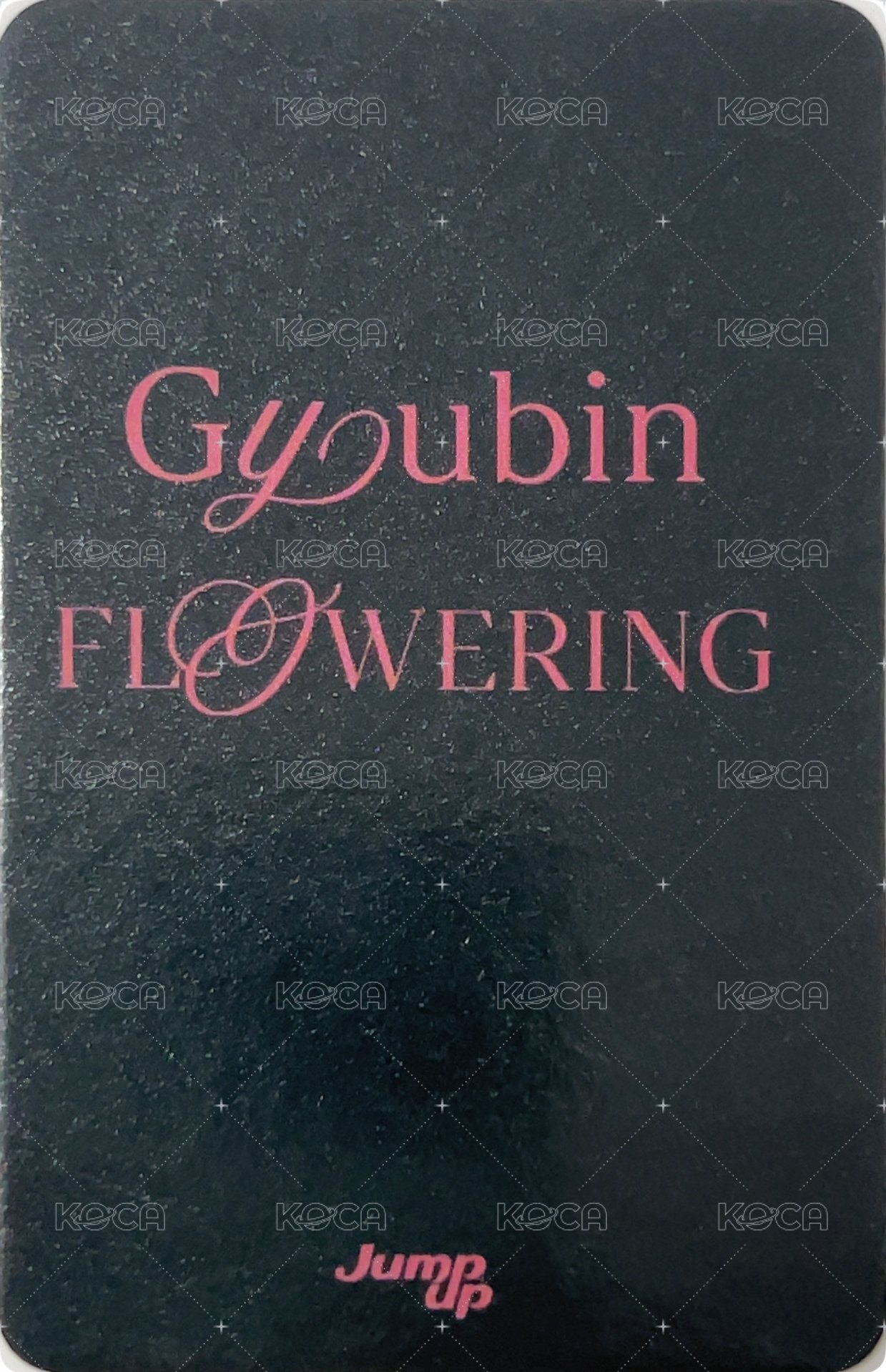 Flowering ju 線上 簽售卡  背面