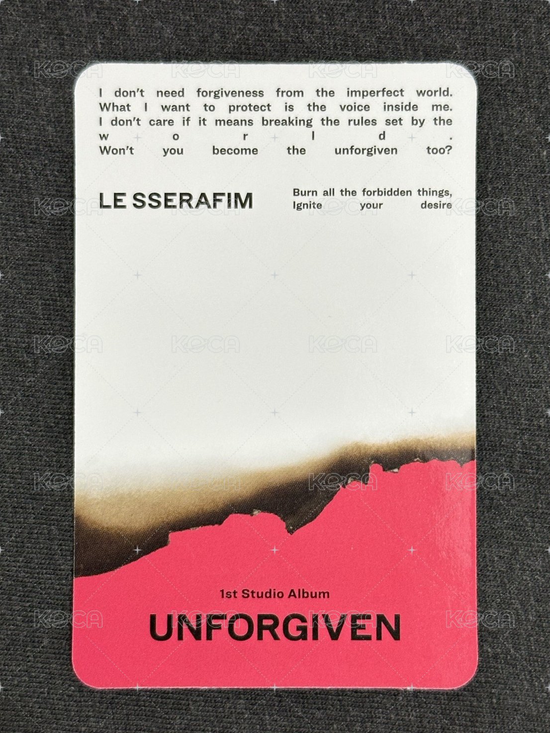 unforgiven km蝦皮簽售卡
