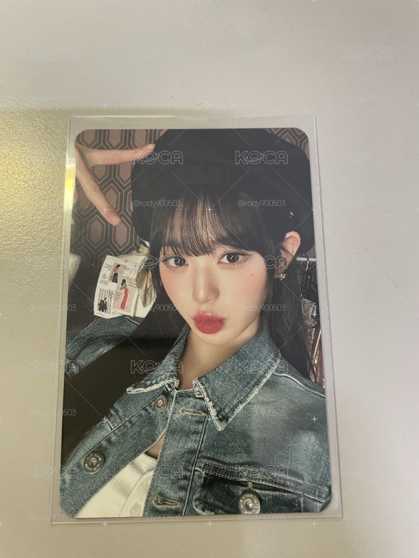  IVE FM隨機卡 貝雷帽 貓耳 員瑛隨機卡