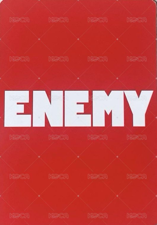 ENEMY 入場卡 / 場限卡 福岡 背面