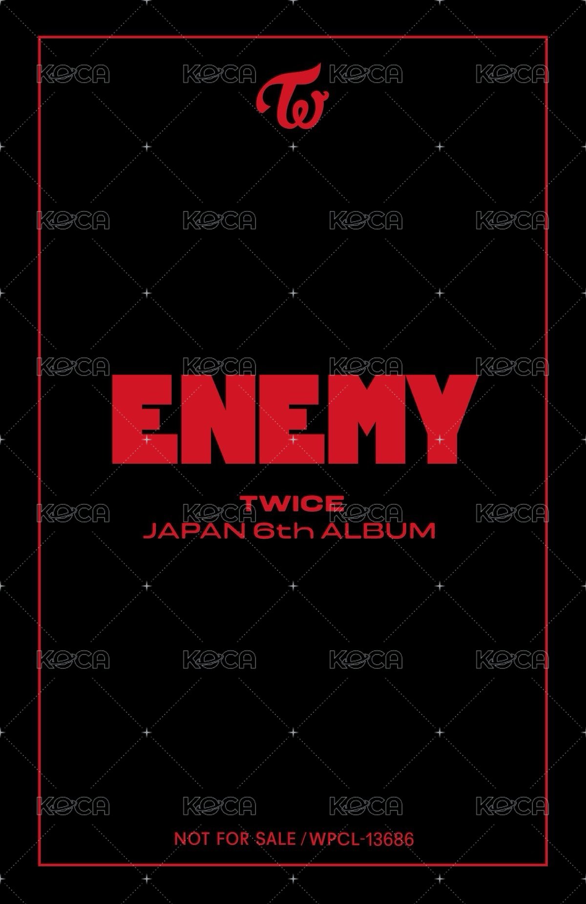 ENEMY 專輯卡 ENEMY 通常版小卡 背面