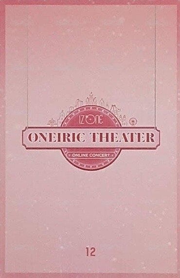 2020 線上演唱會 隨機卡 12 背面