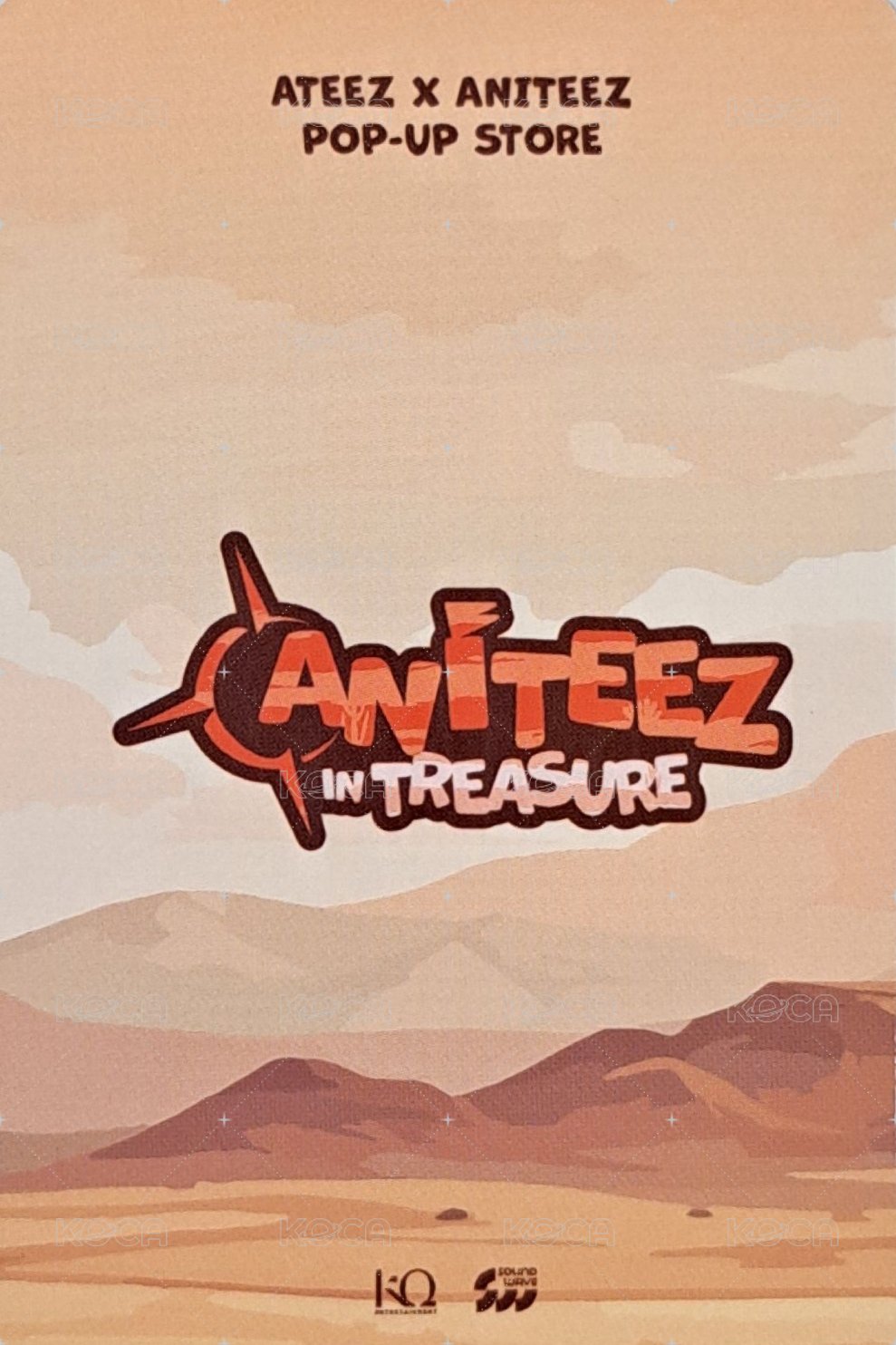 ANITEEZ IN TREASURE 滿額卡 10萬滿額 背面