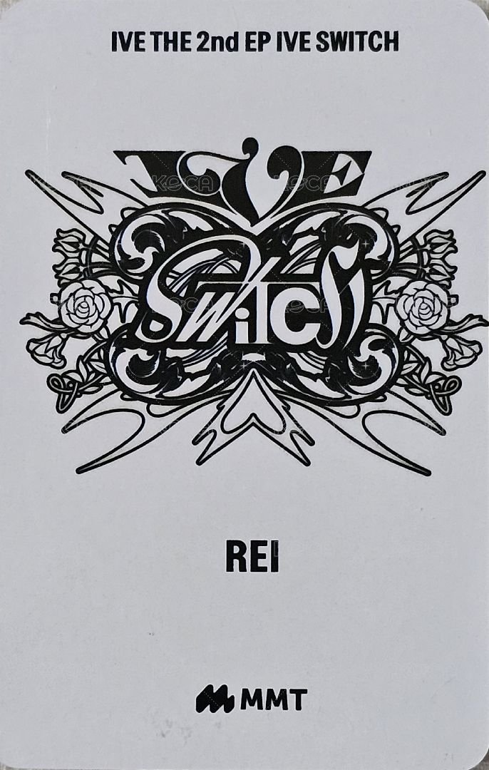 IVE SWITCH mmt 1.0 簽售卡  背面