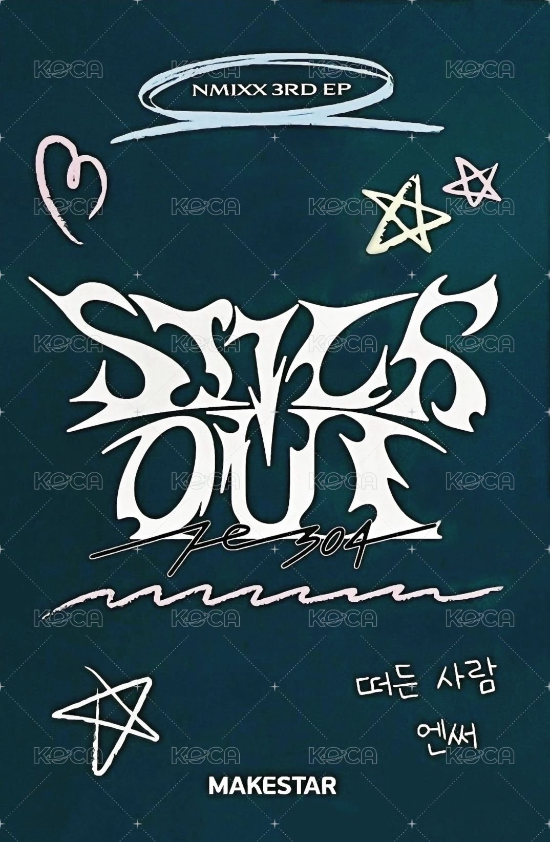 STICK OUT ms 8.0線下 簽售卡 老師圭 背面