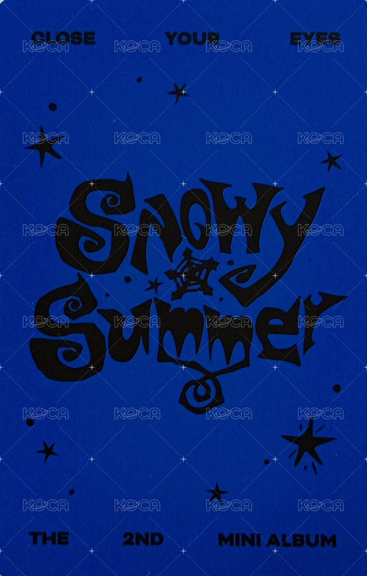 Snowy Summer 專輯卡 CLting-i版 雙人卡 背面