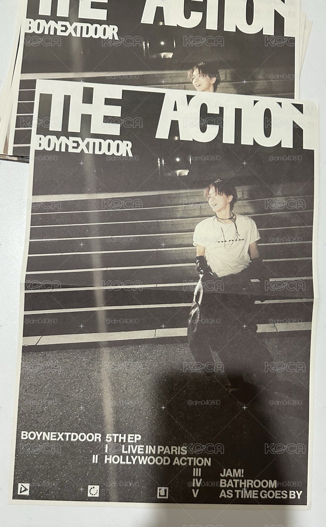 THE ACTION 大海報 成淏 SUNGHO 李涵 LEEHAN 雲鶴 WOONHAK