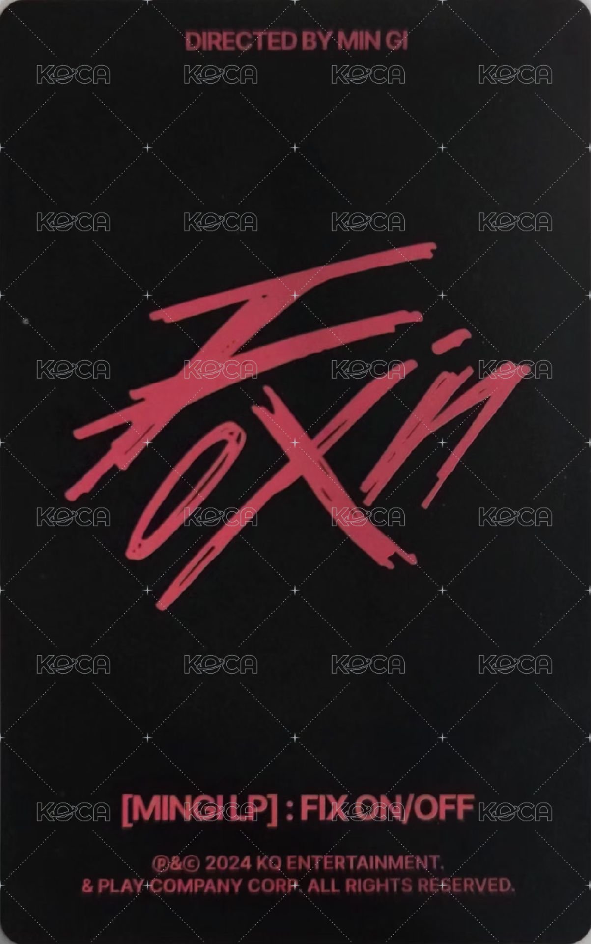 [MINGI LP] : FIX ON/OFF] 周邊卡  背面