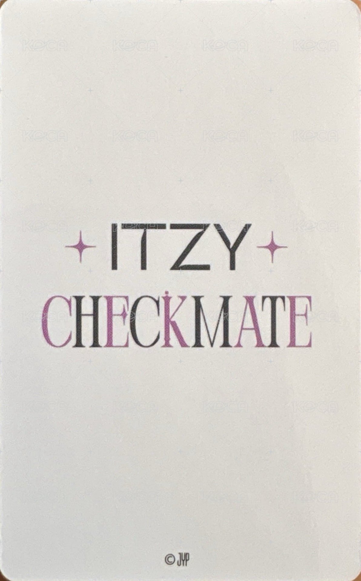 一巡 JYP JAPAN 周邊卡  背面