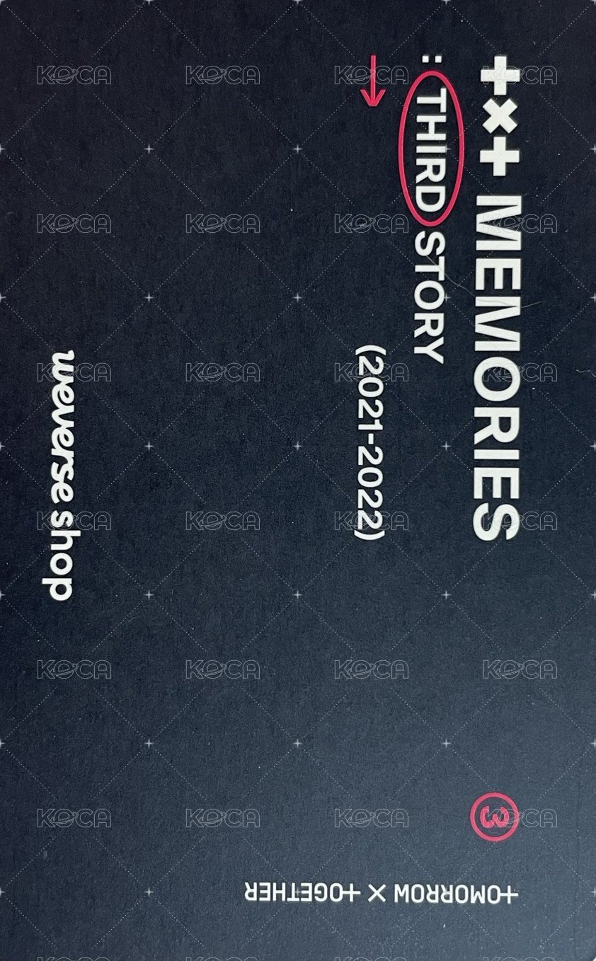 23回憶錄 wvs 特典卡 數位版 背面