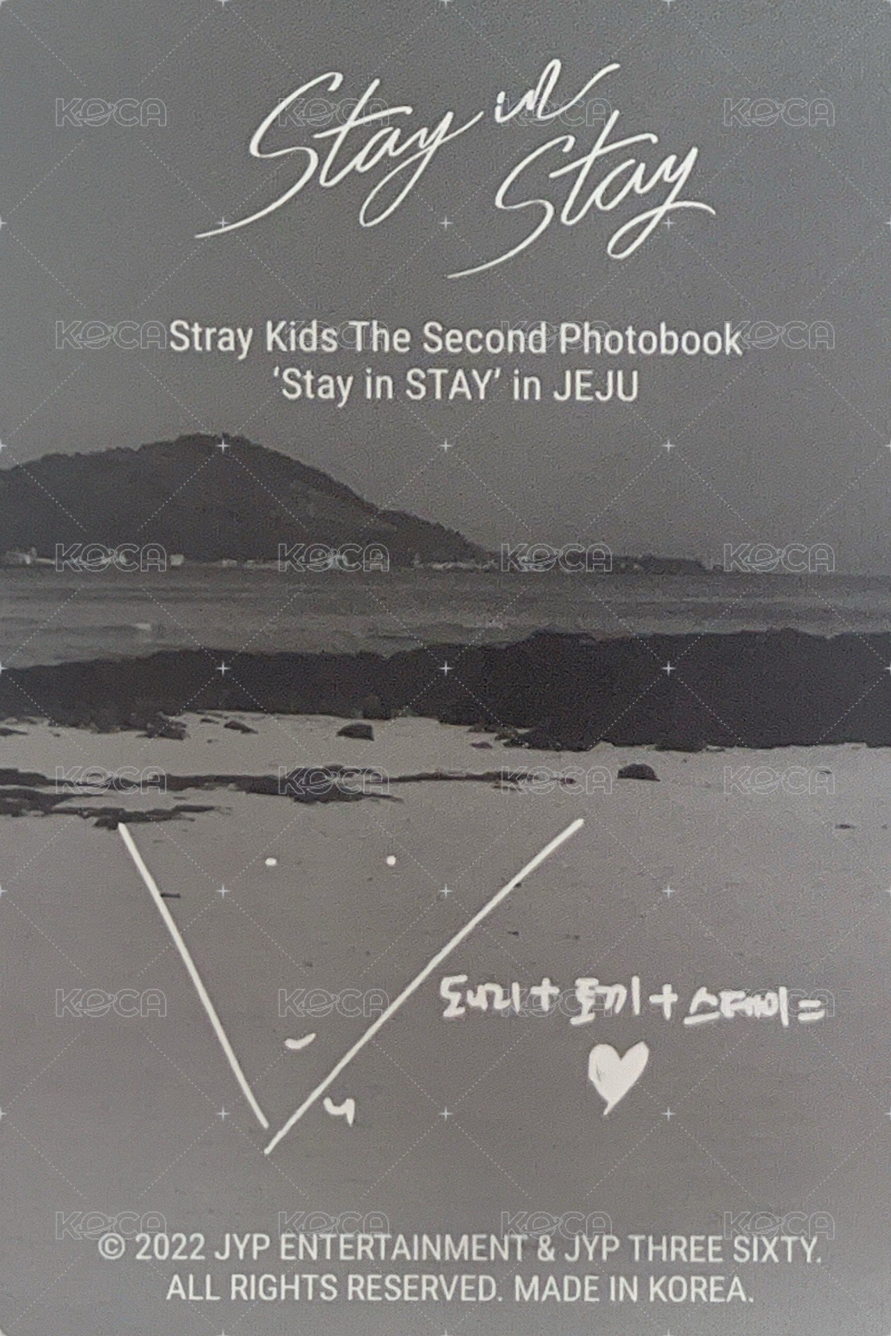 Stay in STAY 周邊卡 固配 背面