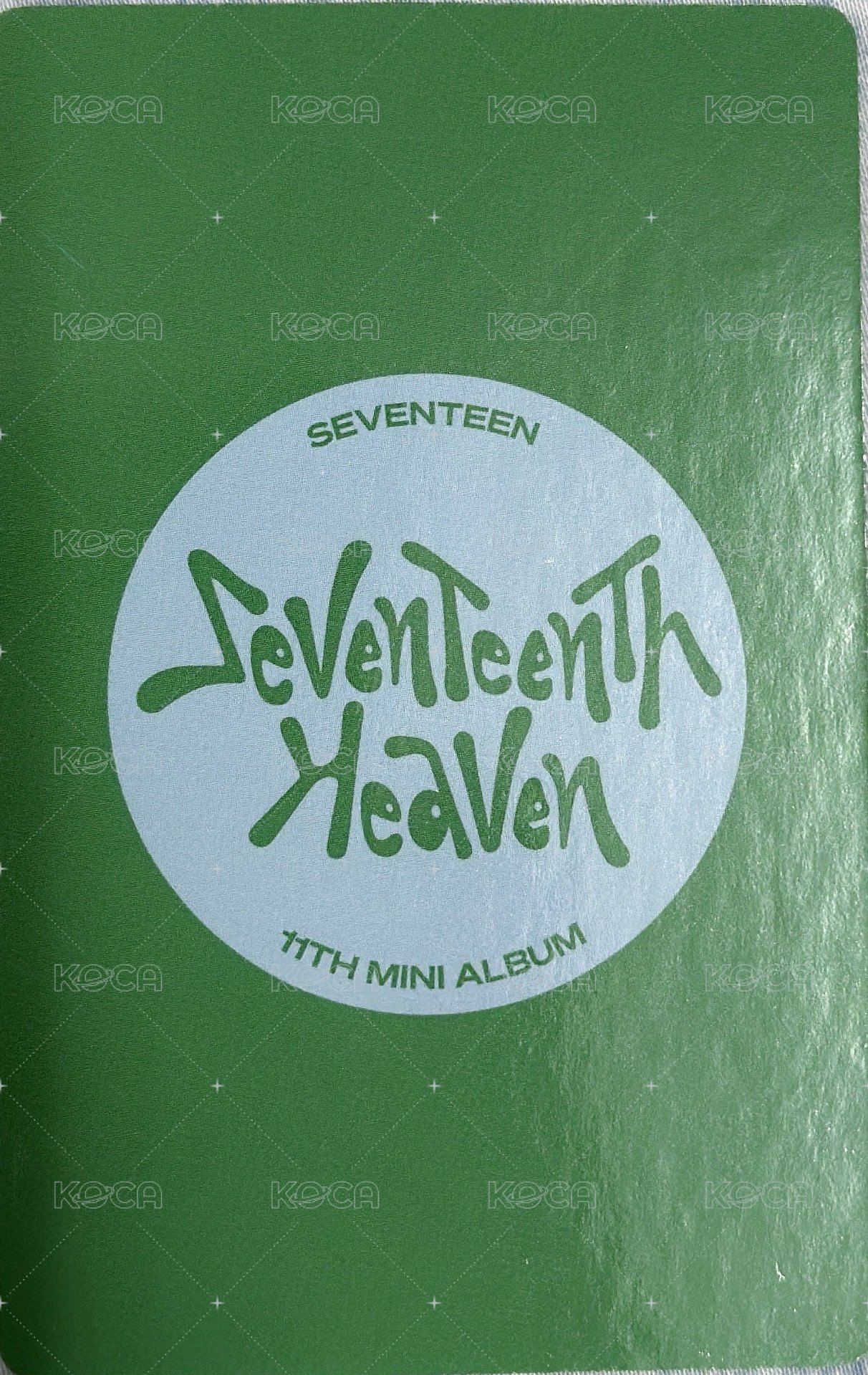 MINI11 yzy ‘重‘ ver. 特典卡  背面