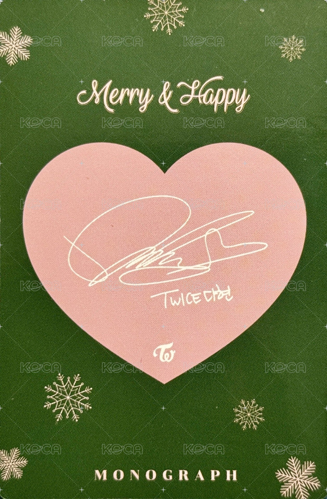 Merry&Happy 周邊卡 花絮卡 多 背面