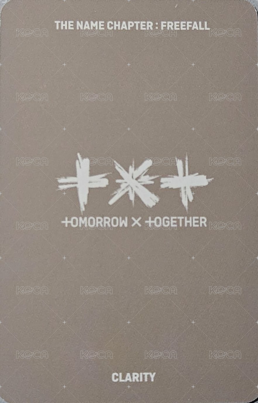 正三 專輯卡 Clarity版A 背面