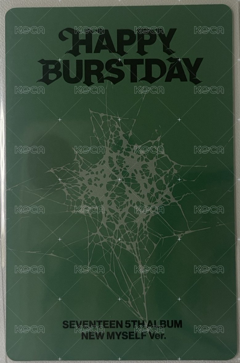 正五 專輯卡  背面