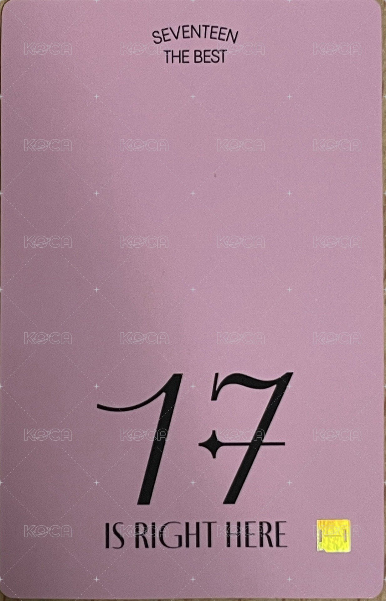 精選專 pst 幸運卡  背面