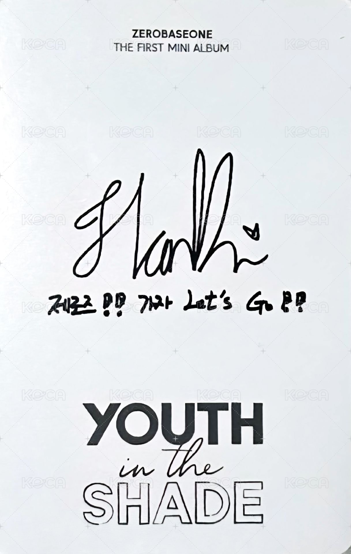 迷一 專輯卡 DIGIPACK ver. 背面