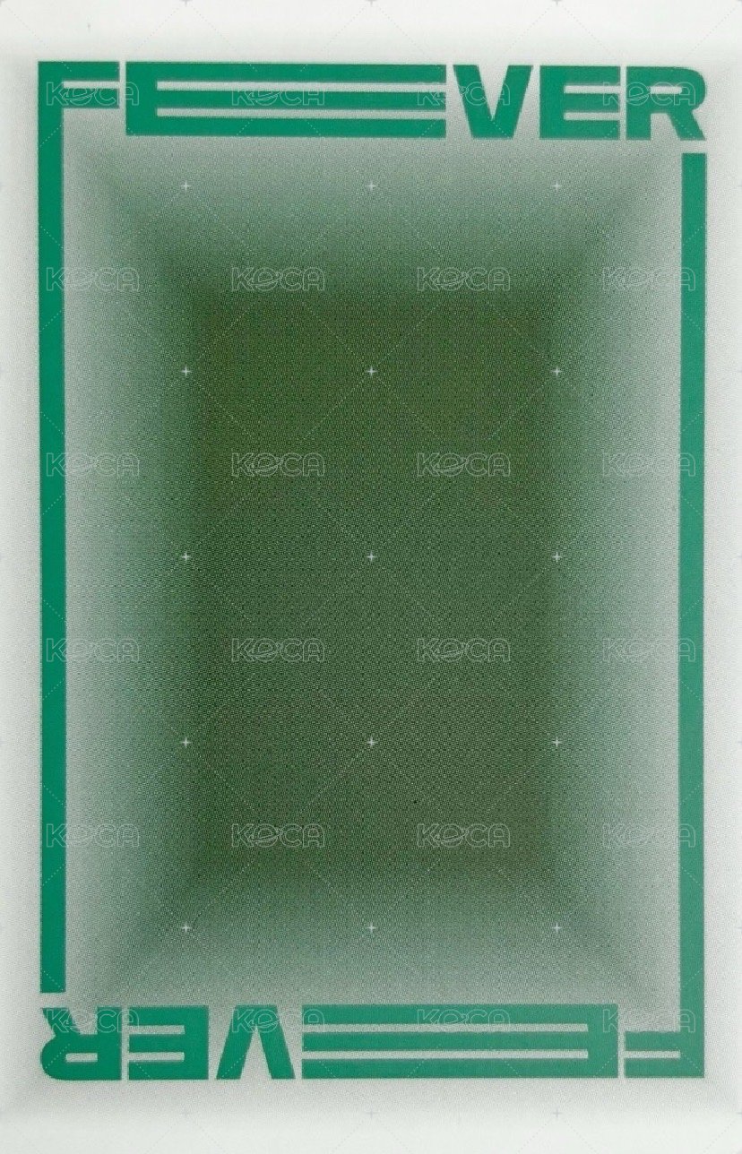 Fever pt.3 Kpopstore 2.0 簽售卡  背面