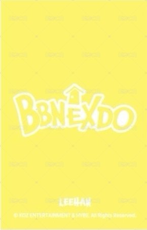 BBNEXDO 周邊卡 娃娃卡5 312 背面