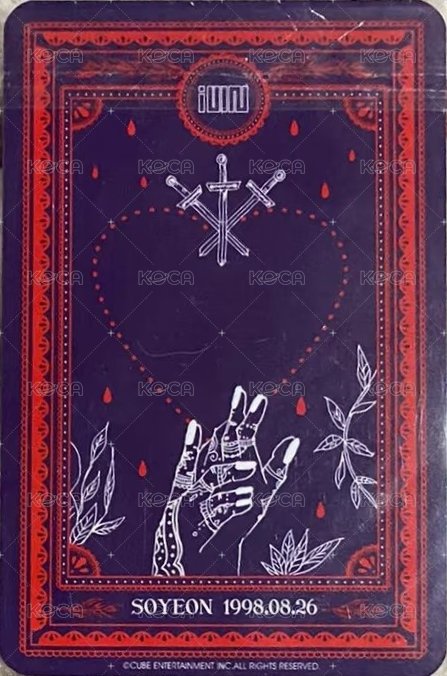 HANN 打歌卡  背面