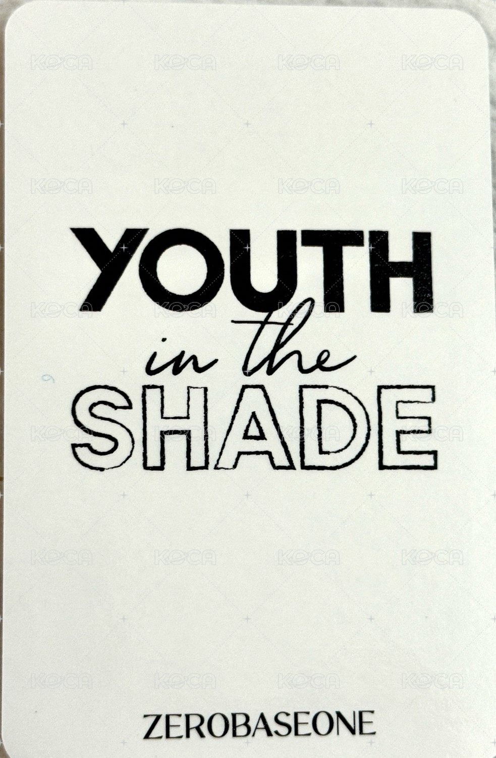 迷一 el 幸運卡  背面