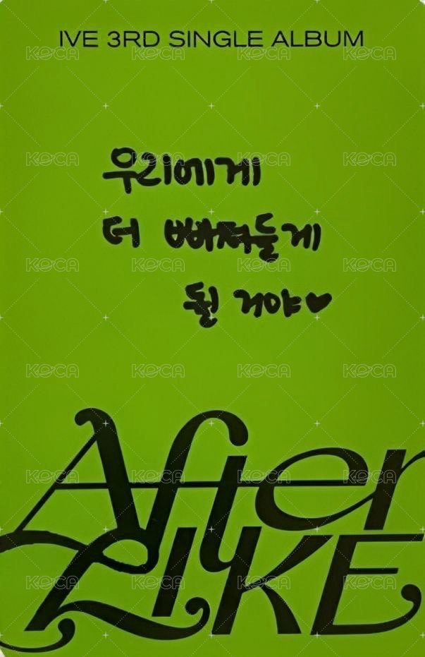 After LIKE 船特 特典卡  背面