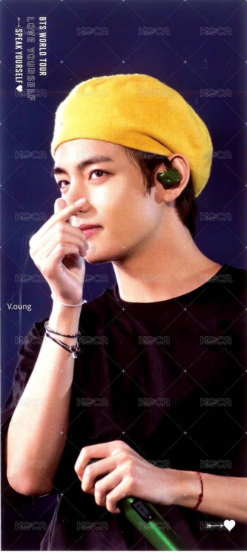 SY Tour 演唱會 DVD / CD 卡 倫敦 書籤 背面