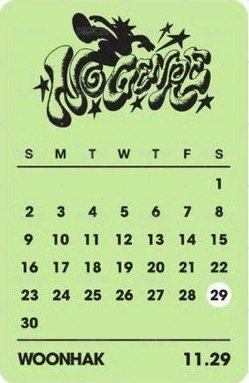 No Genre yes24 預售 特典卡 生日卡 背面