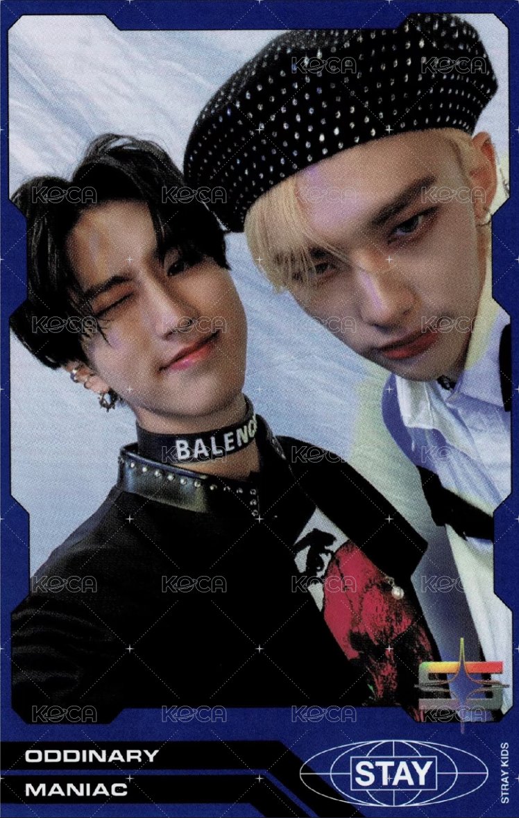 ODDINARY 專輯卡 藍版雙人卡 正面
