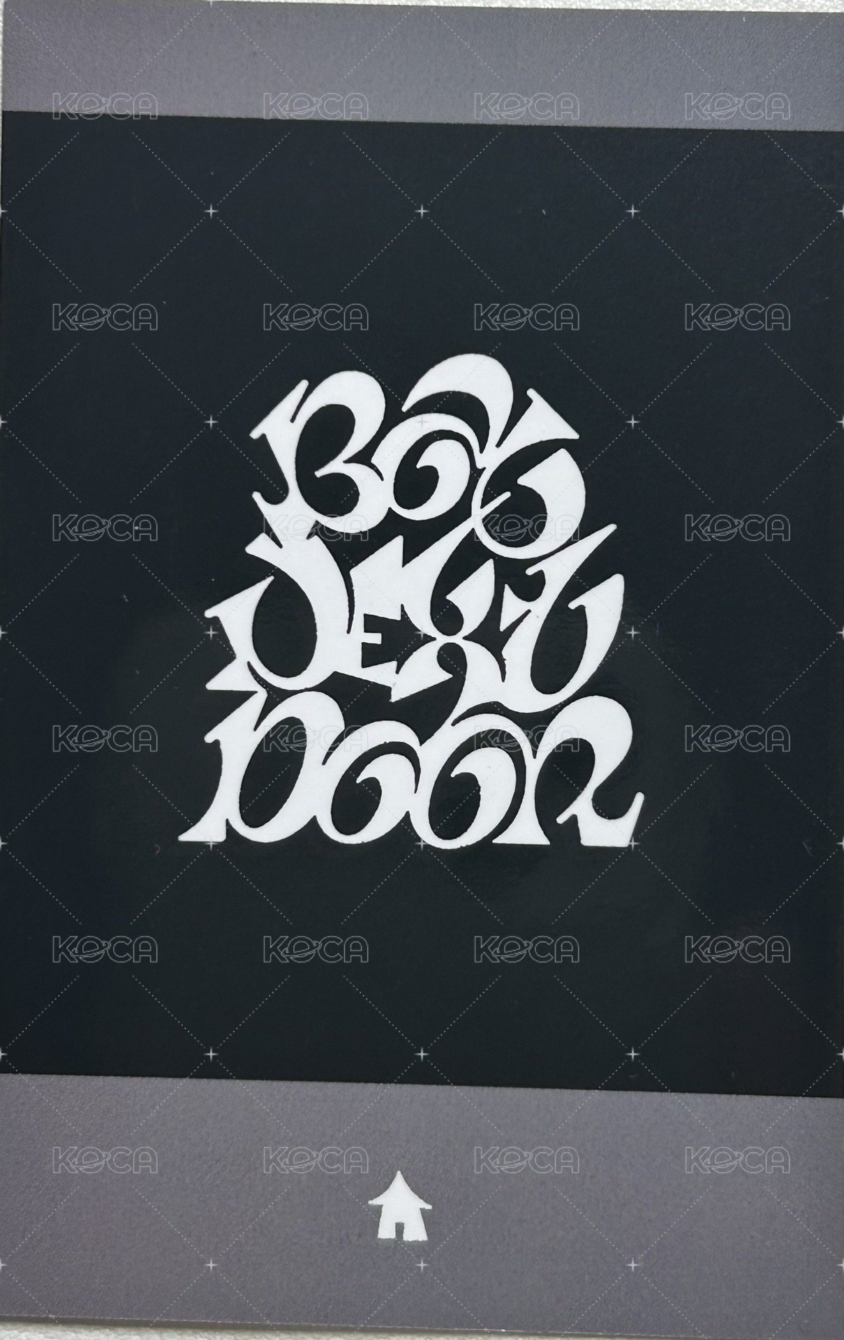 19.99 yzy 上海線下復刻拍立得 特典卡  背面