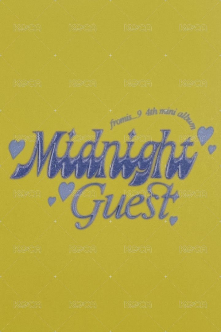 DM 專輯卡 After Midnight ver. 背面